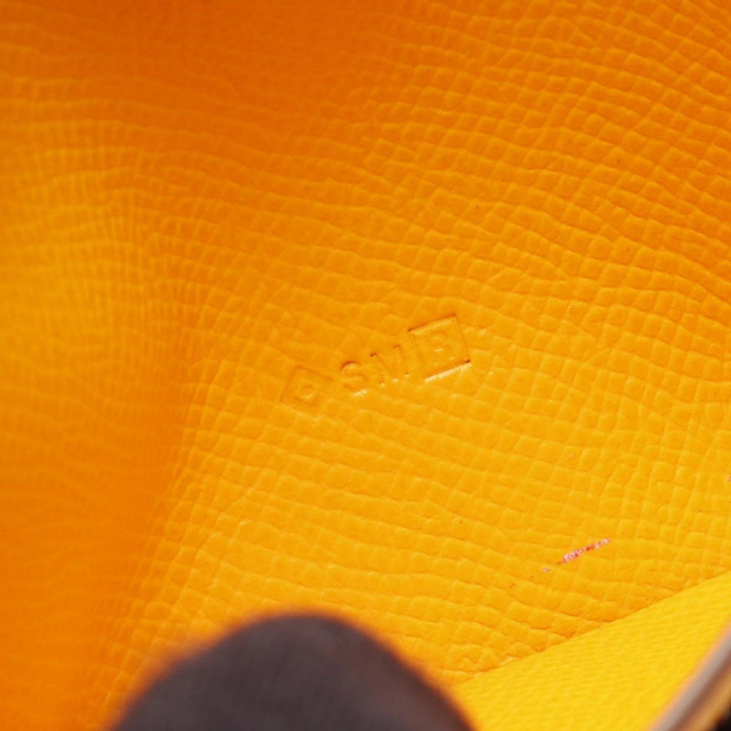 HERMES Yellow Epsom Leather Bearn Wallet - Timeless Elegance