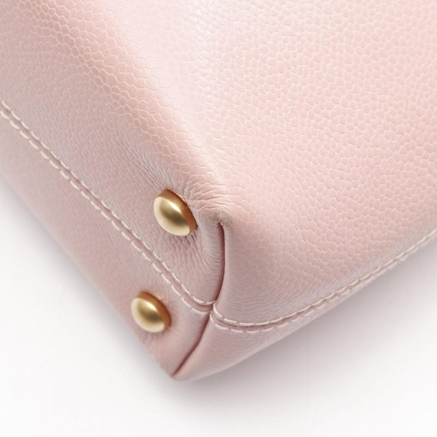 CHANEL Pink Caviar Leather Coco Mark Tote Bag - Timeless Elegance