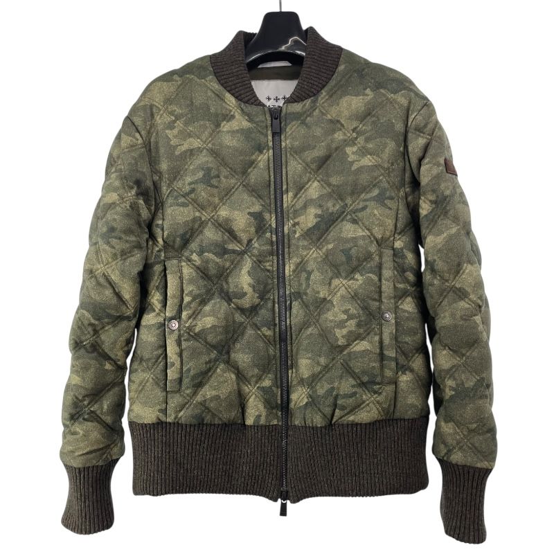 TATRAS Camouflage Down Blouson in Khaki - Exclusive Men's Outerwear