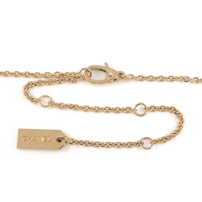 Chanel Eternal No.5 Necklace with Diamonds in K18 Beige Gold