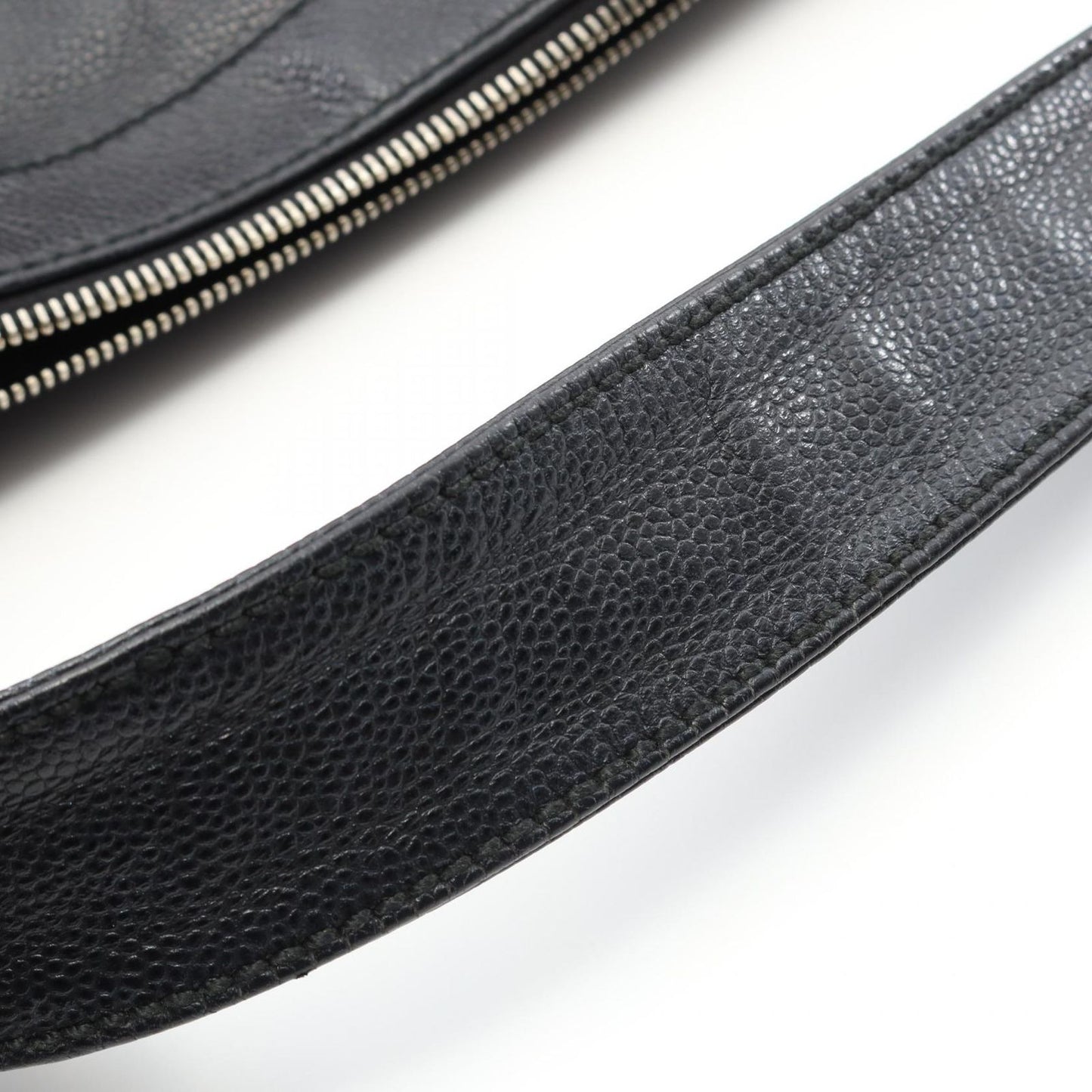 CHANEL Coco Mark Black Calfskin Shoulder Bag - Timeless Elegance