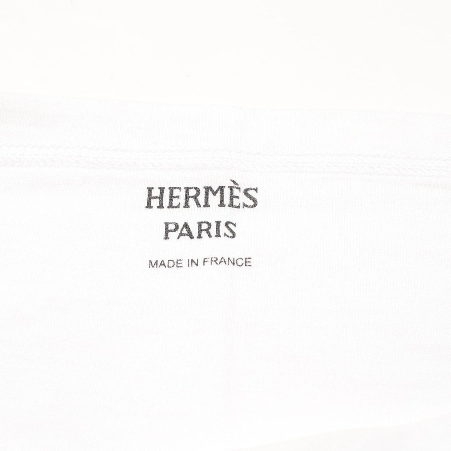 HERMES Embroidered Pocket Tunic - Timeless Elegance in Cotton