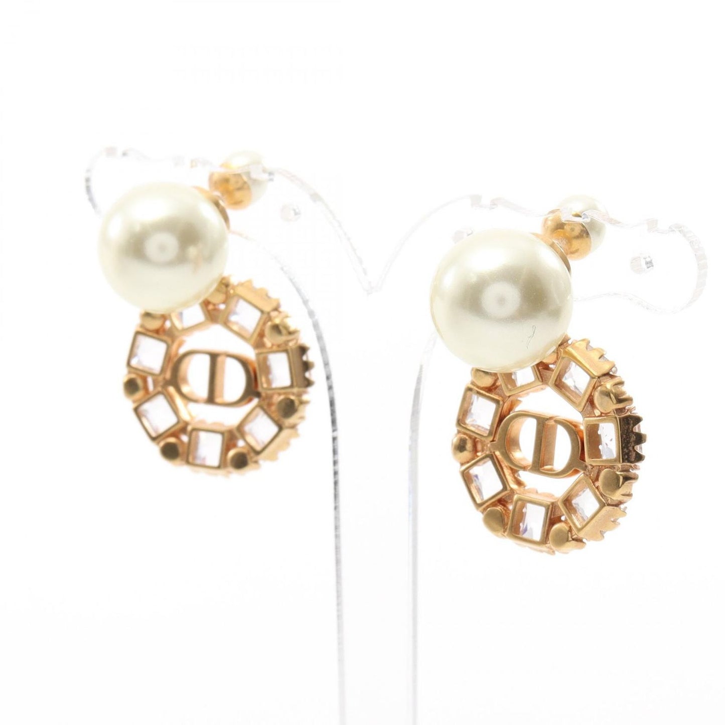 Dior Tribal CD Logo Earrings in Gold - Exquisite Luxury