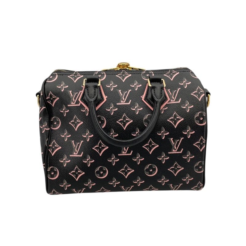 Louis Vuitton Speedy Bandoulière 25 Monogram Canvas Handbag - Noir