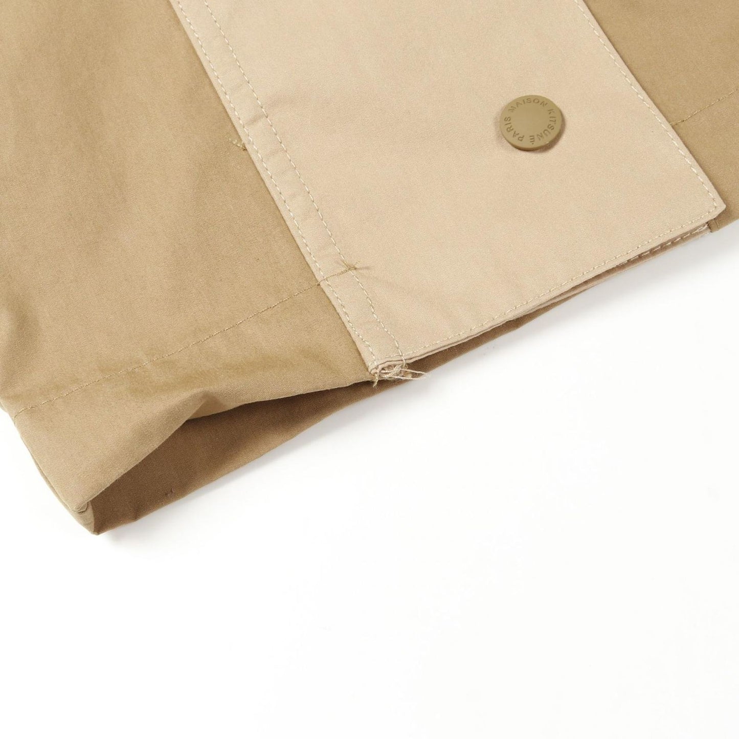 MAISON KITSUNE Beige Cotton Pants for Men - Size S