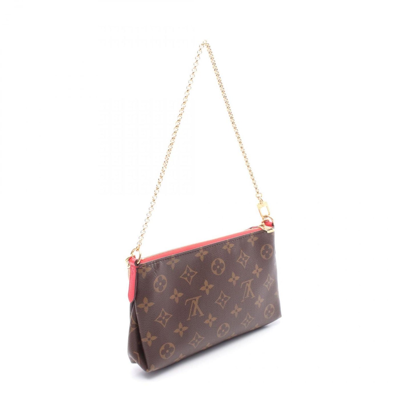Louis Vuitton Pallas Clutch Monogram Poppy Petal Handbag