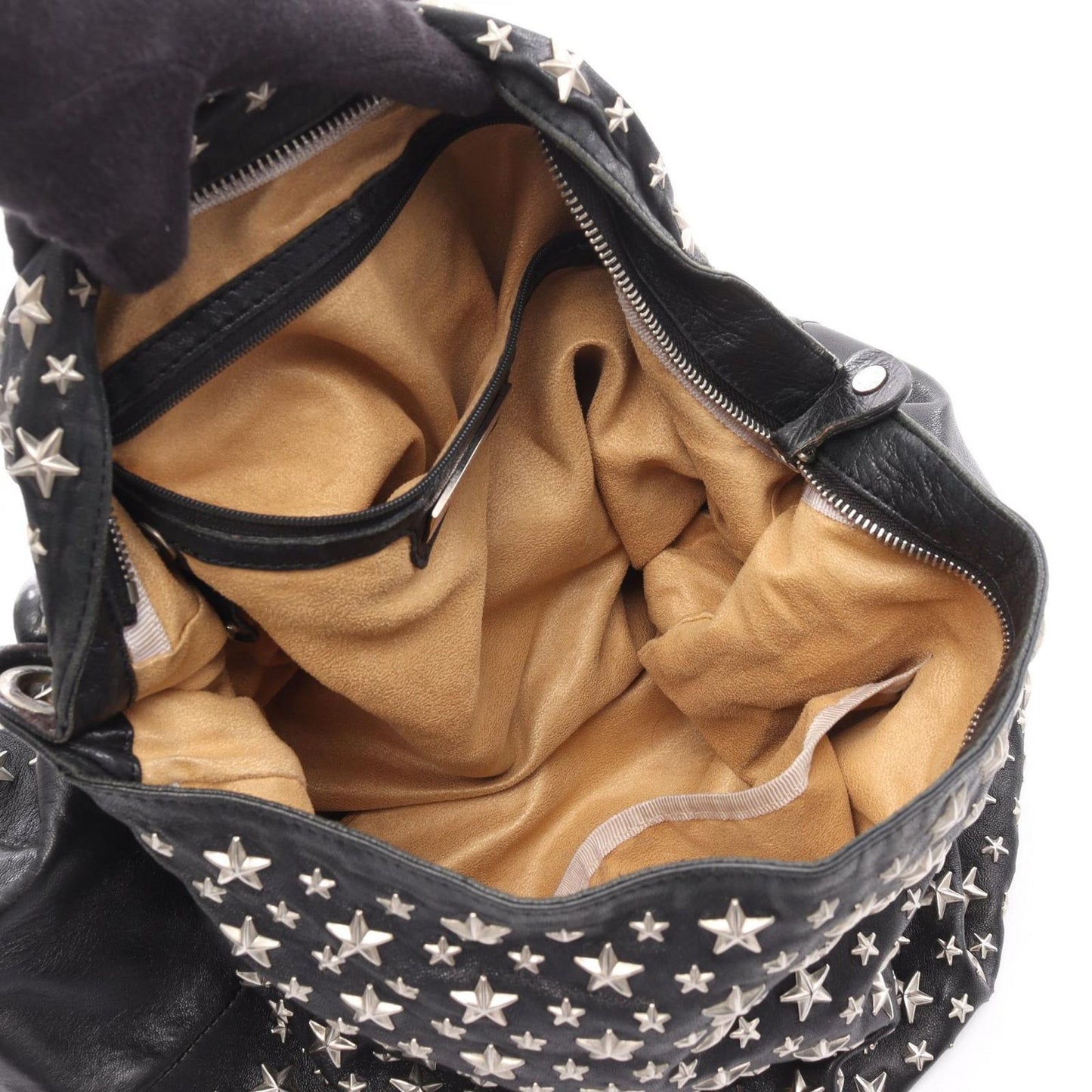 Jimmy Choo Sky Bag Black Leather Shoulder Bag - Timeless Elegance