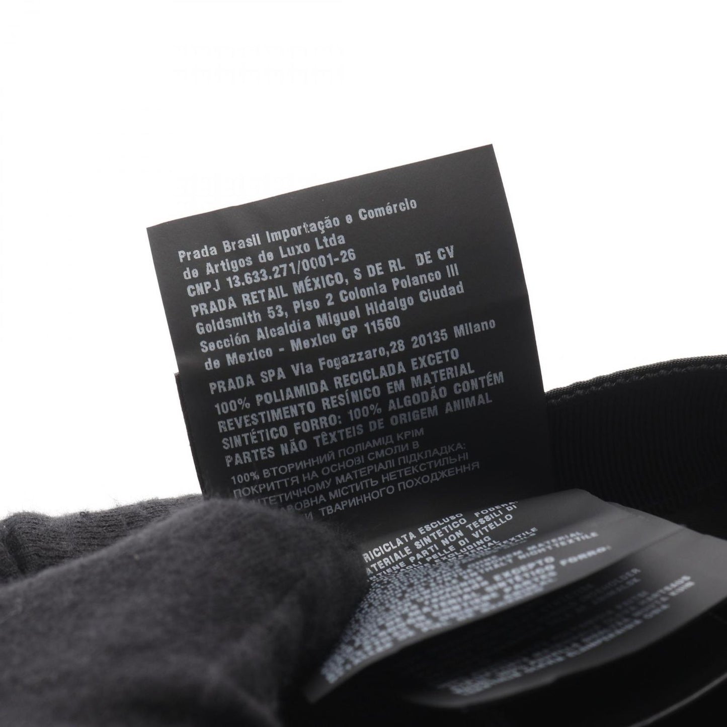 PRADA Re Nylon Baseball Cap - Black, New & Authentic