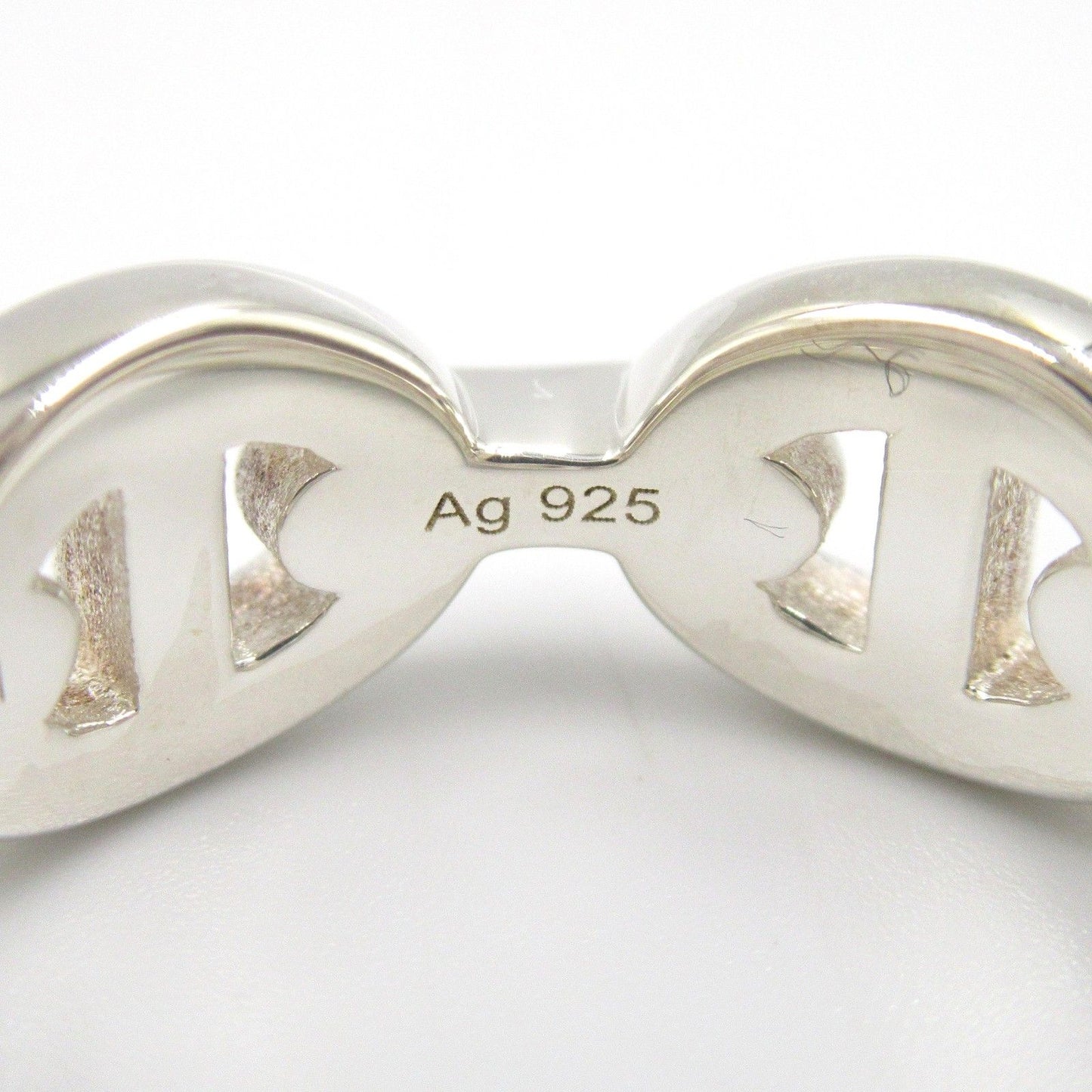 HERMES Chaine d'Ancre Ring in Silver 925 - Timeless Elegance