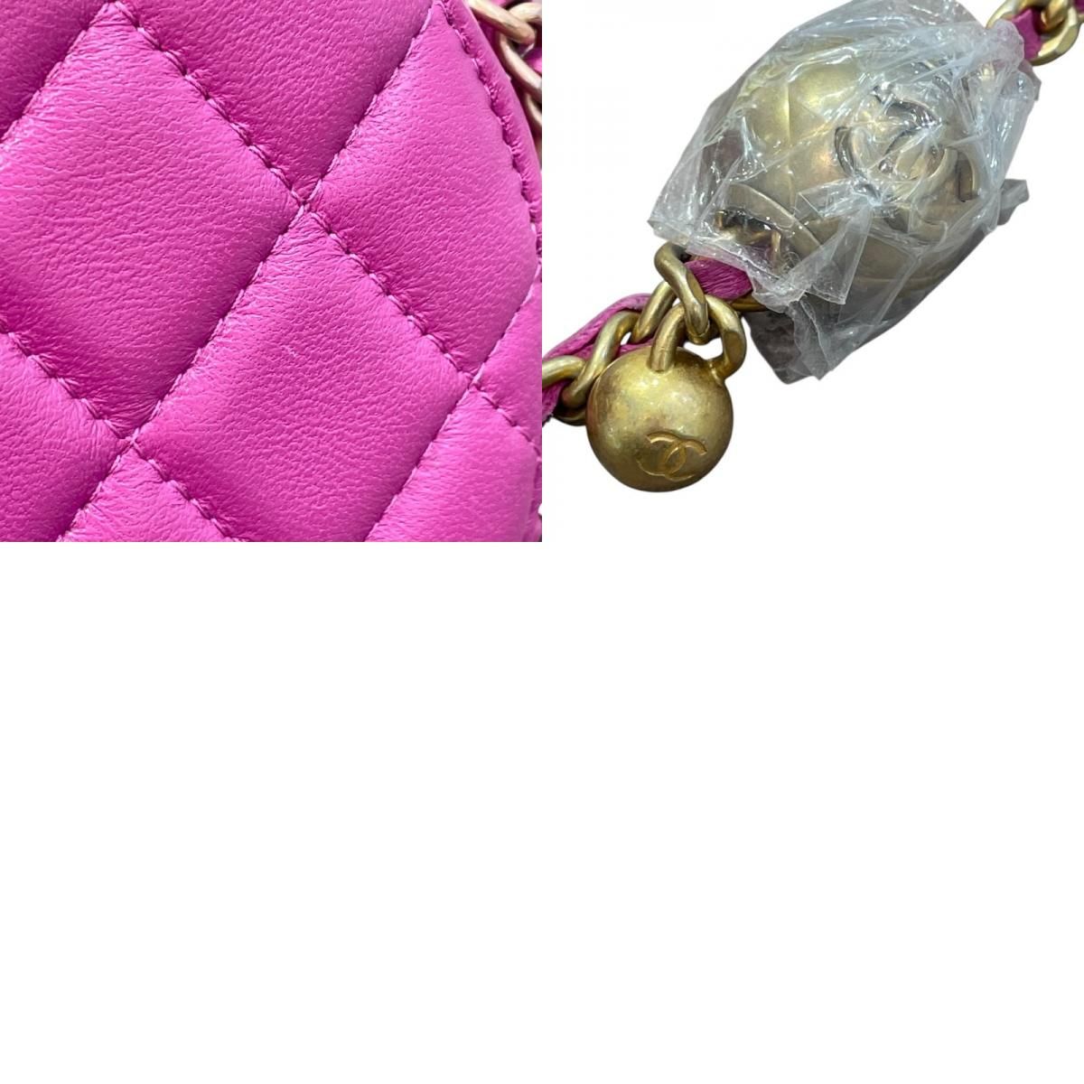 CHANEL Chain Shoulder Bag - Purple & Gold Hardware - Lambskin