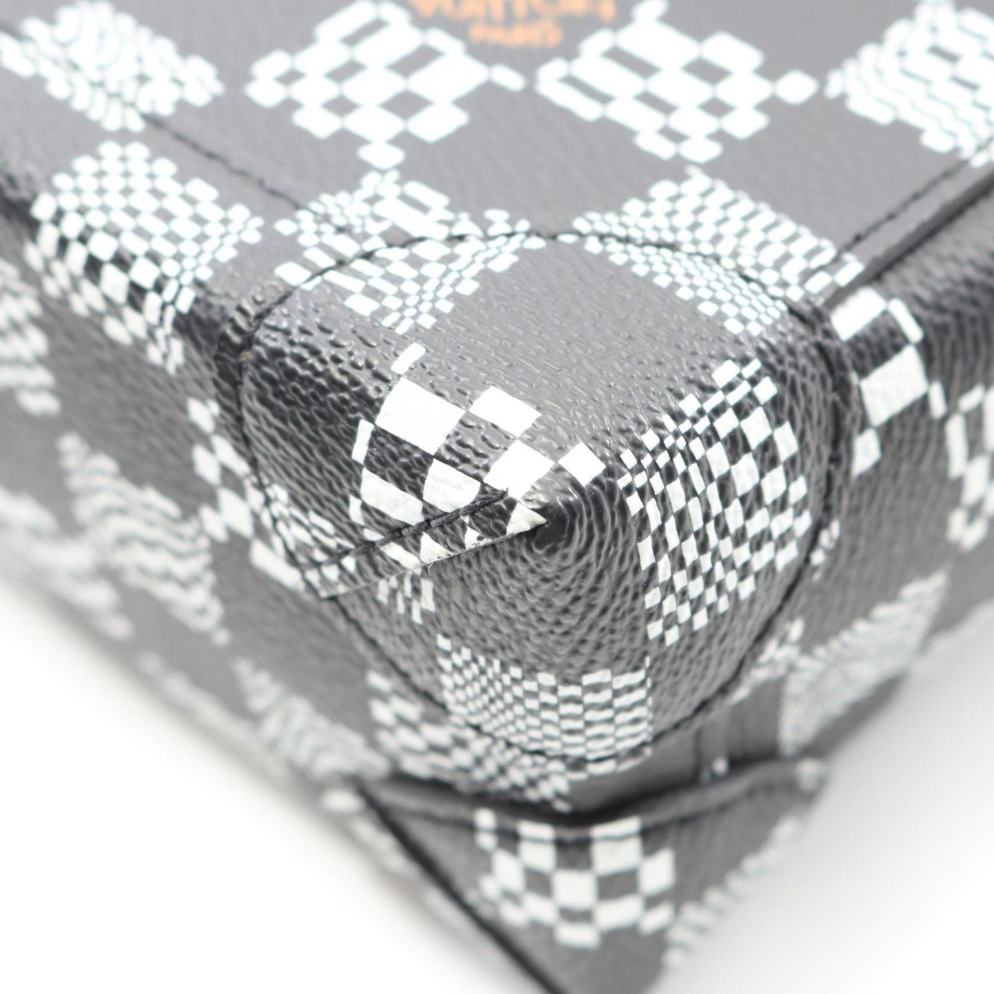 Louis Vuitton Steamer XS Damier Distorted Shoulder Bag - Black