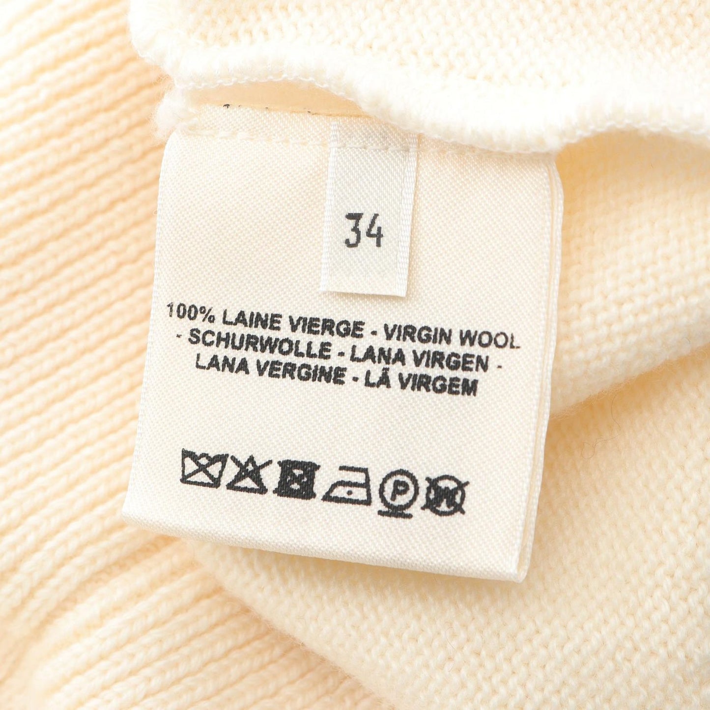 HERMES Medor Wool Knit Sweater - Exquisite White Knitwear