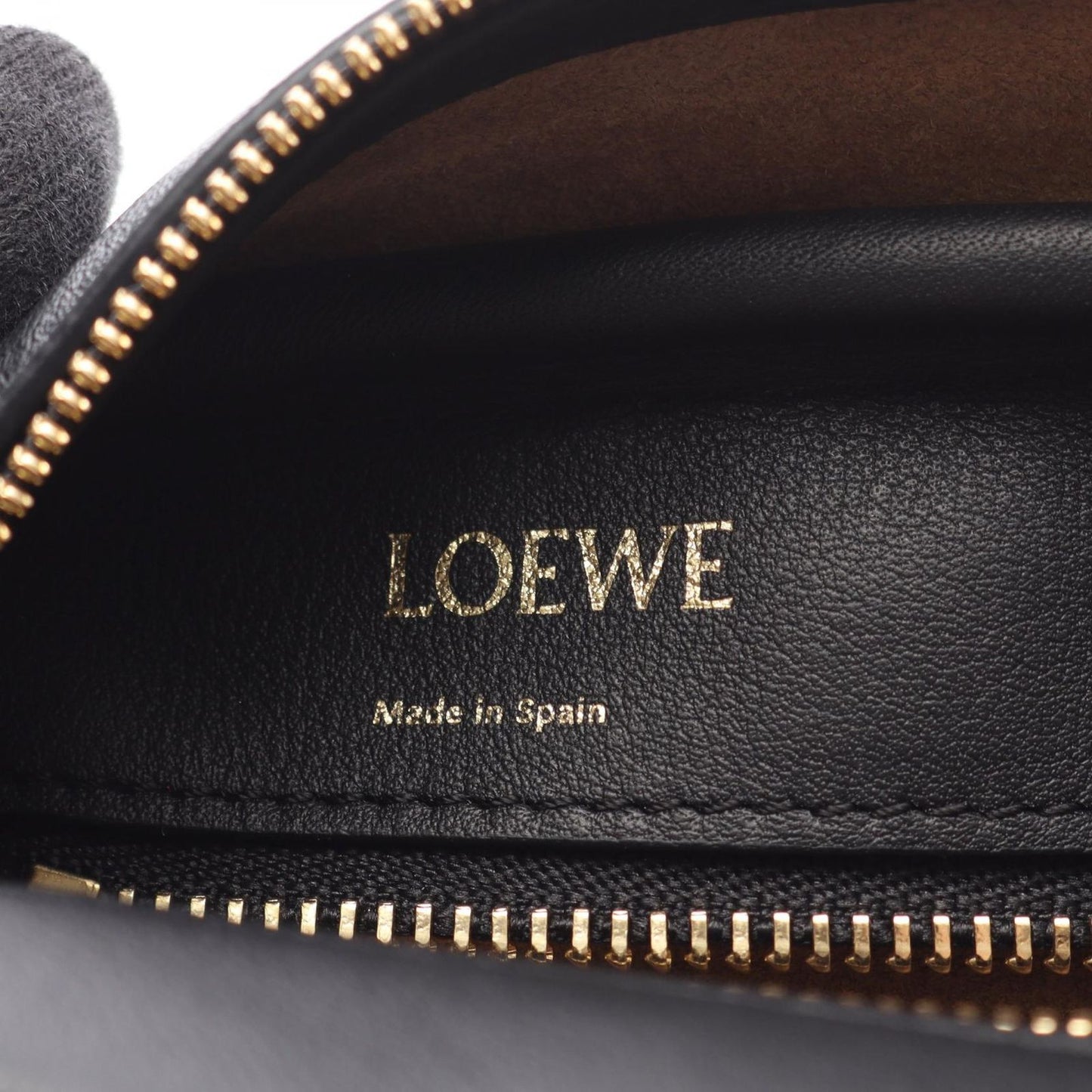 LOEWE Amazona 23 Handbag in Navy Canvas & Leather - Timeless Elegance