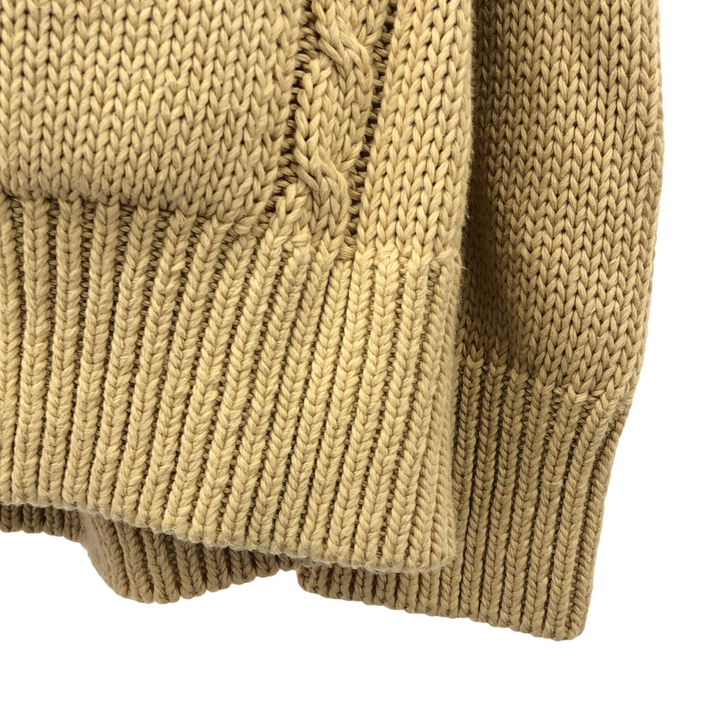 GUCCI Beige Cotton Cardigan - Timeless Elegance in XL