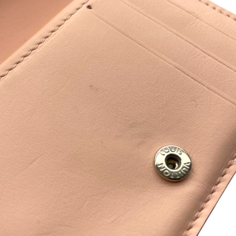 Louis Vuitton Portefeuille Clara M80629 Pink Mahina Wallet