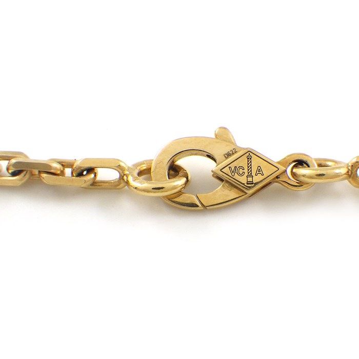 Van Cleef & Arpels Lucky Alhambra 4 Motif Bracelet in K18YG