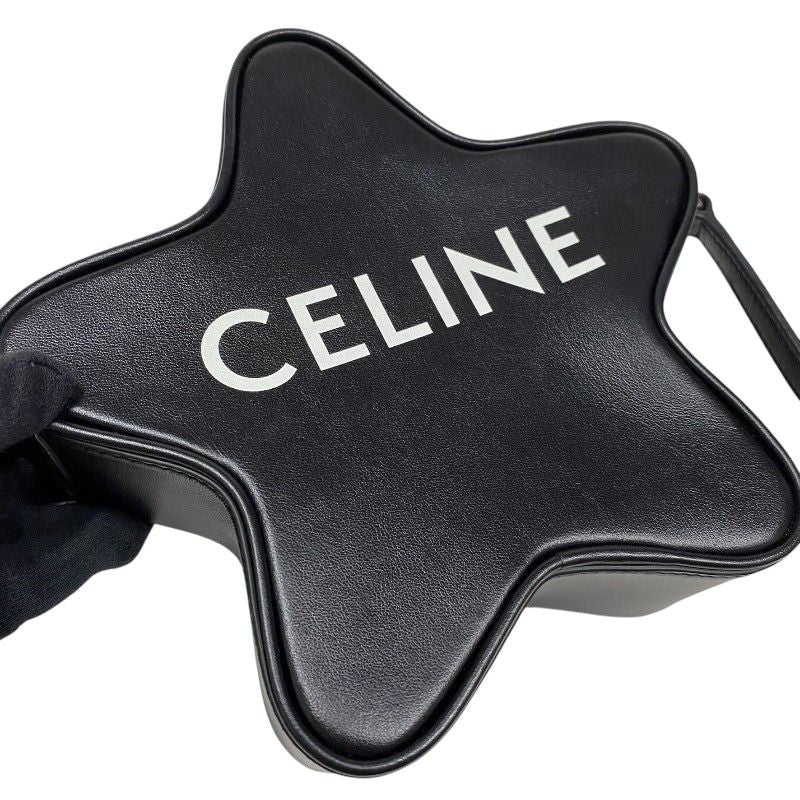 CELINE Small Étoile Shoulder Bag in Black Smooth Calfskin