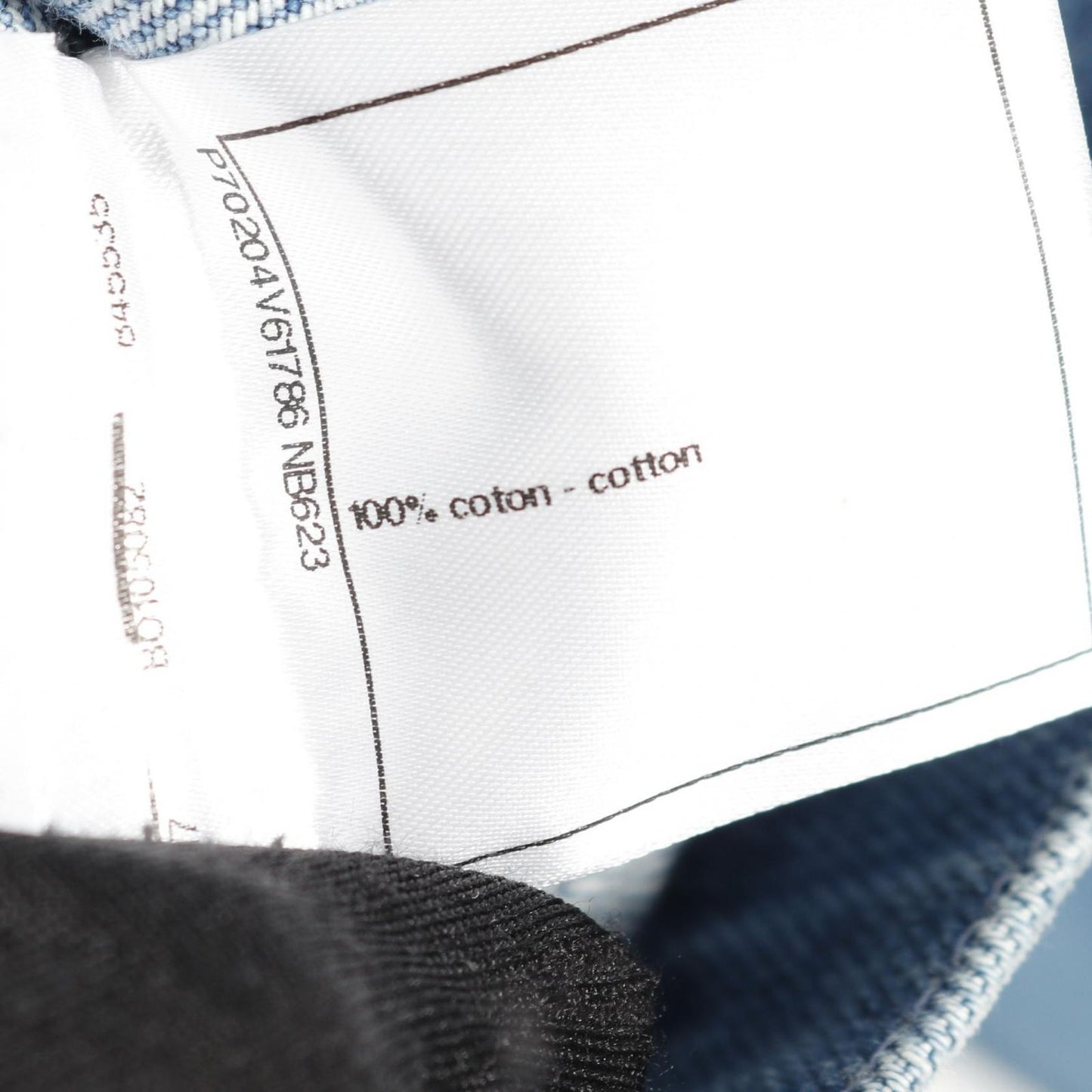 CHANEL Denim Jacket with Camellia and Coco Mark - Size 40