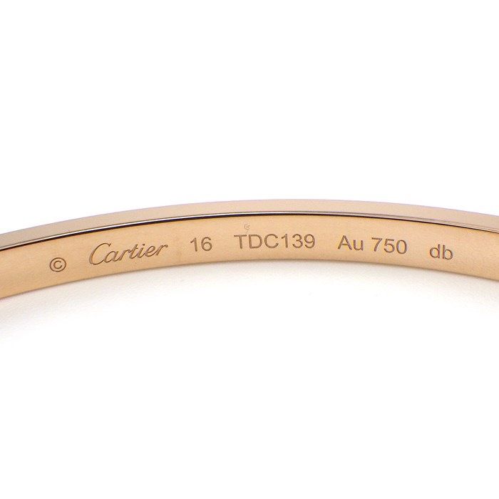 Cartier Love Bracelet Small Model B6047316 in K18 Pink Gold