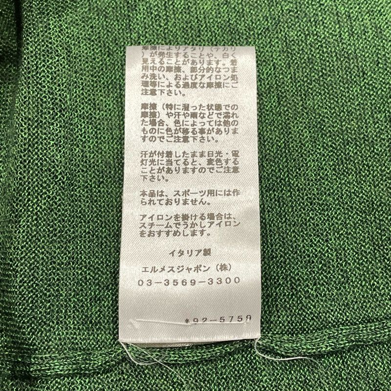 HERMES Green Silk Turtleneck Sweater - Exquisite Craftsmanship