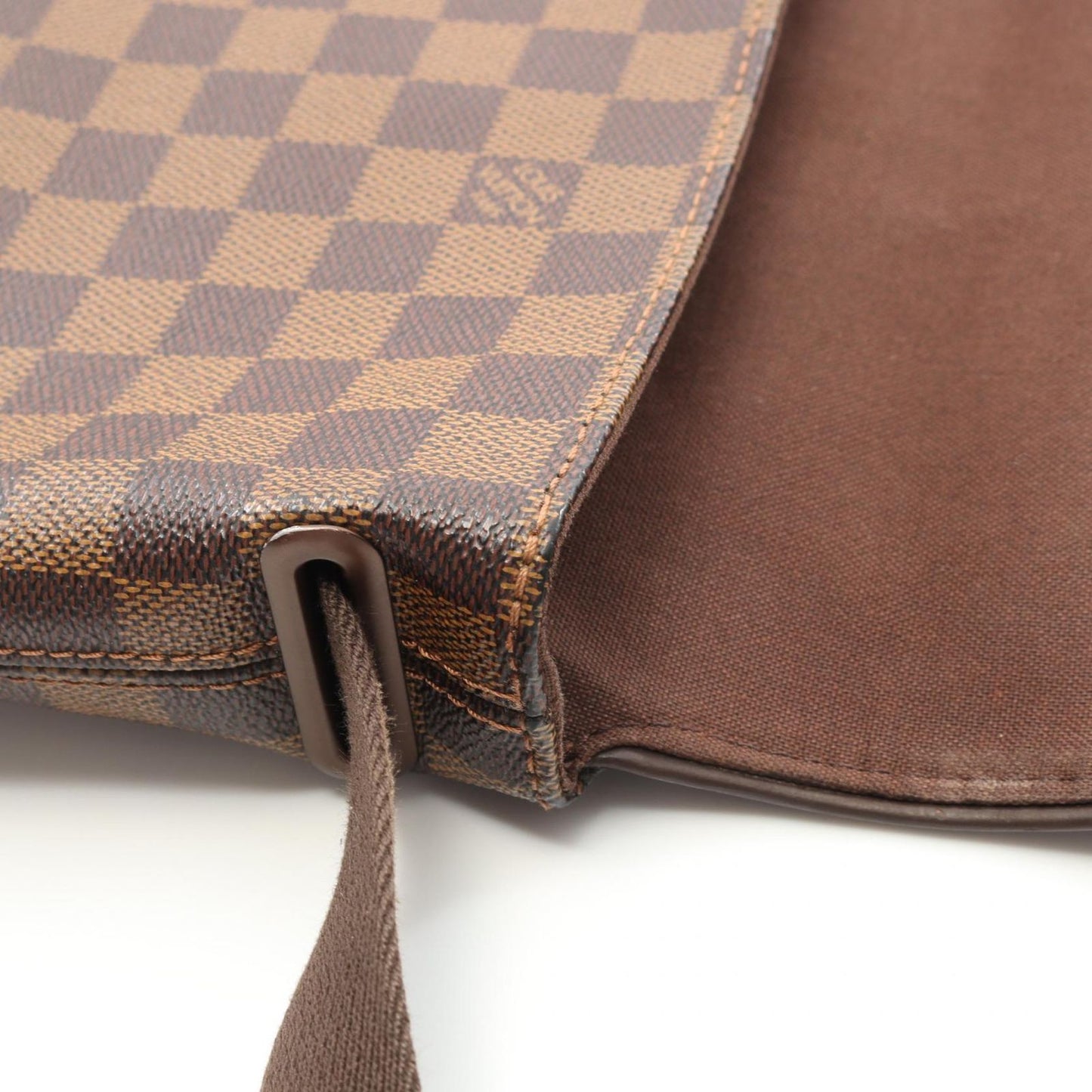 Louis Vuitton Brooklyn MM Damier Ebene Shoulder Bag - Timeless Elegance