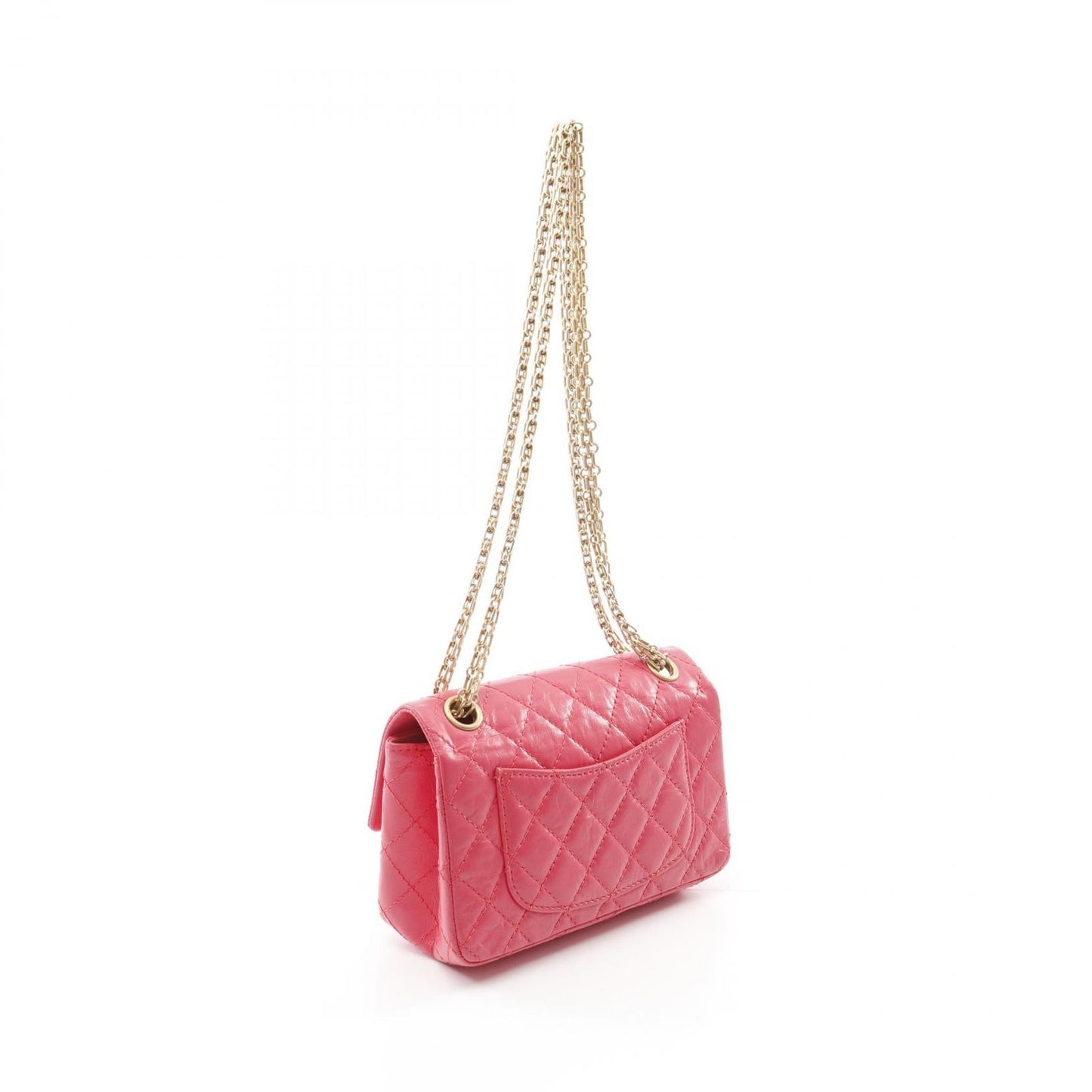 CHANEL 2.55 Pink Calfskin Shoulder Bag - Timeless Elegance
