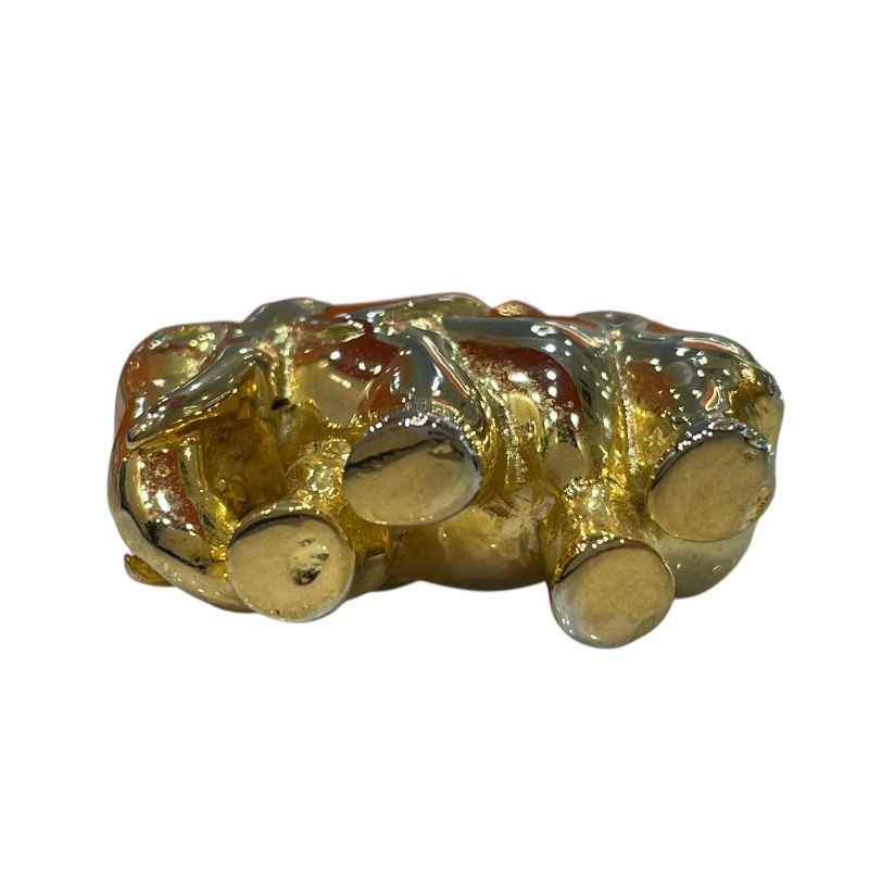 HERMES Elephant Cadena Gold Metal Accessory for Women