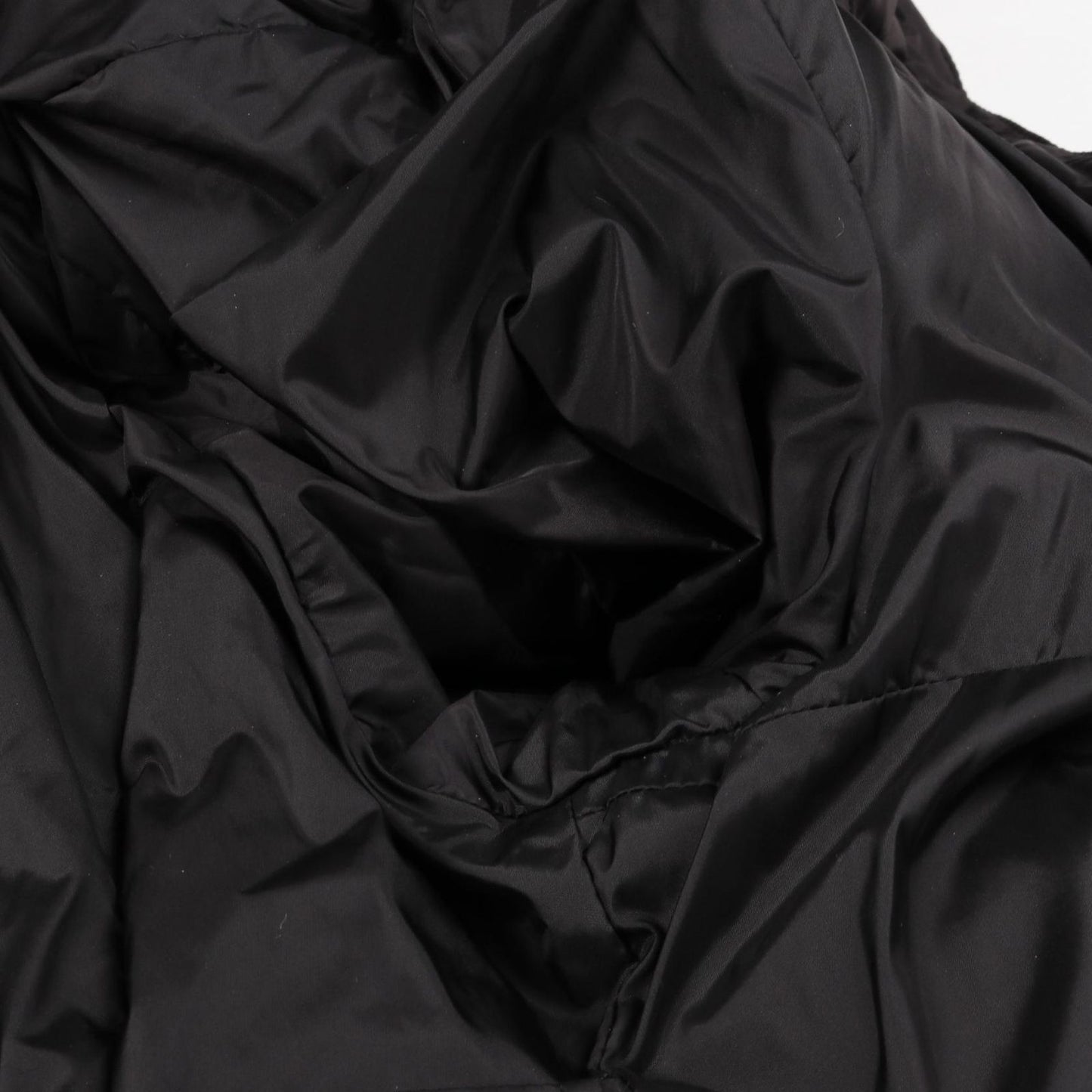 MONCLER FLAMMETTE Down Jacket - Black Nylon, Size S