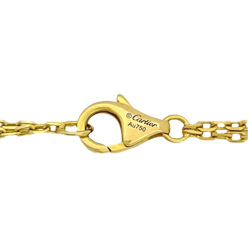 Cartier Love Circle Necklace in 18K Yellow Gold with Diamonds