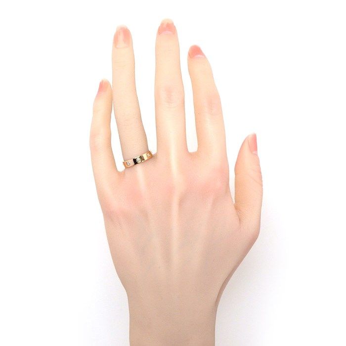 Cartier Love Ring Small Model SM B4050850 with Diamonds