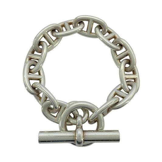 HERMES Chaine d'Ancre Bracelet 12 Links in Silver SV925