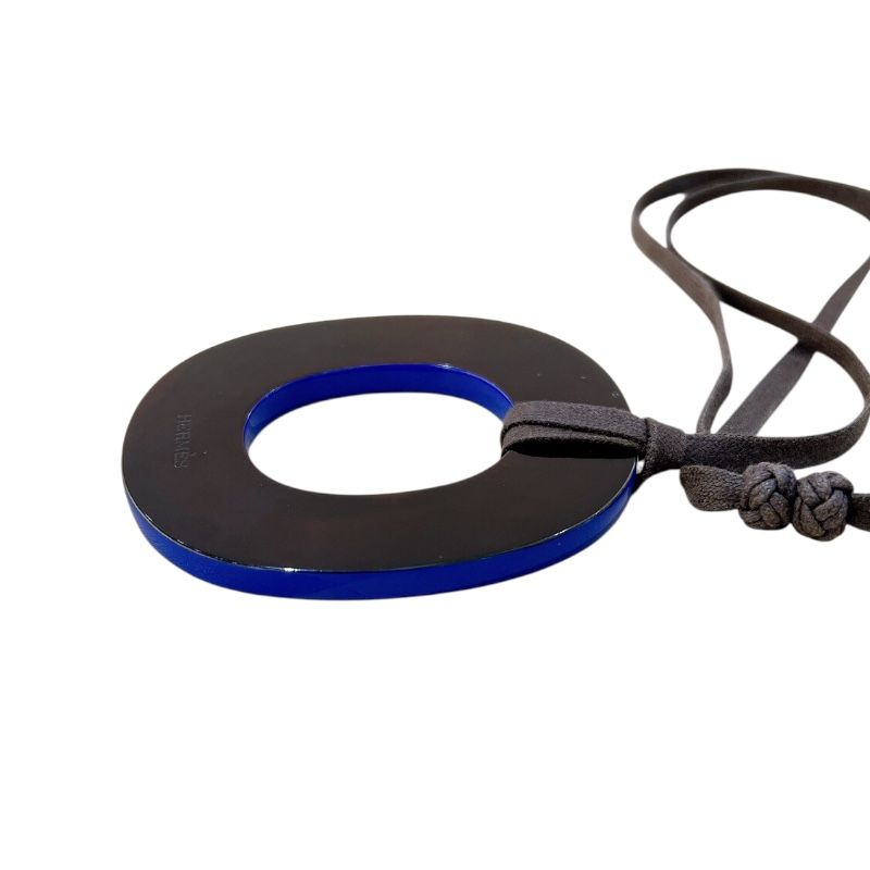 HERMES Lacquer Necklace in Buffalo Horn - Exquisite Women's Jewelry