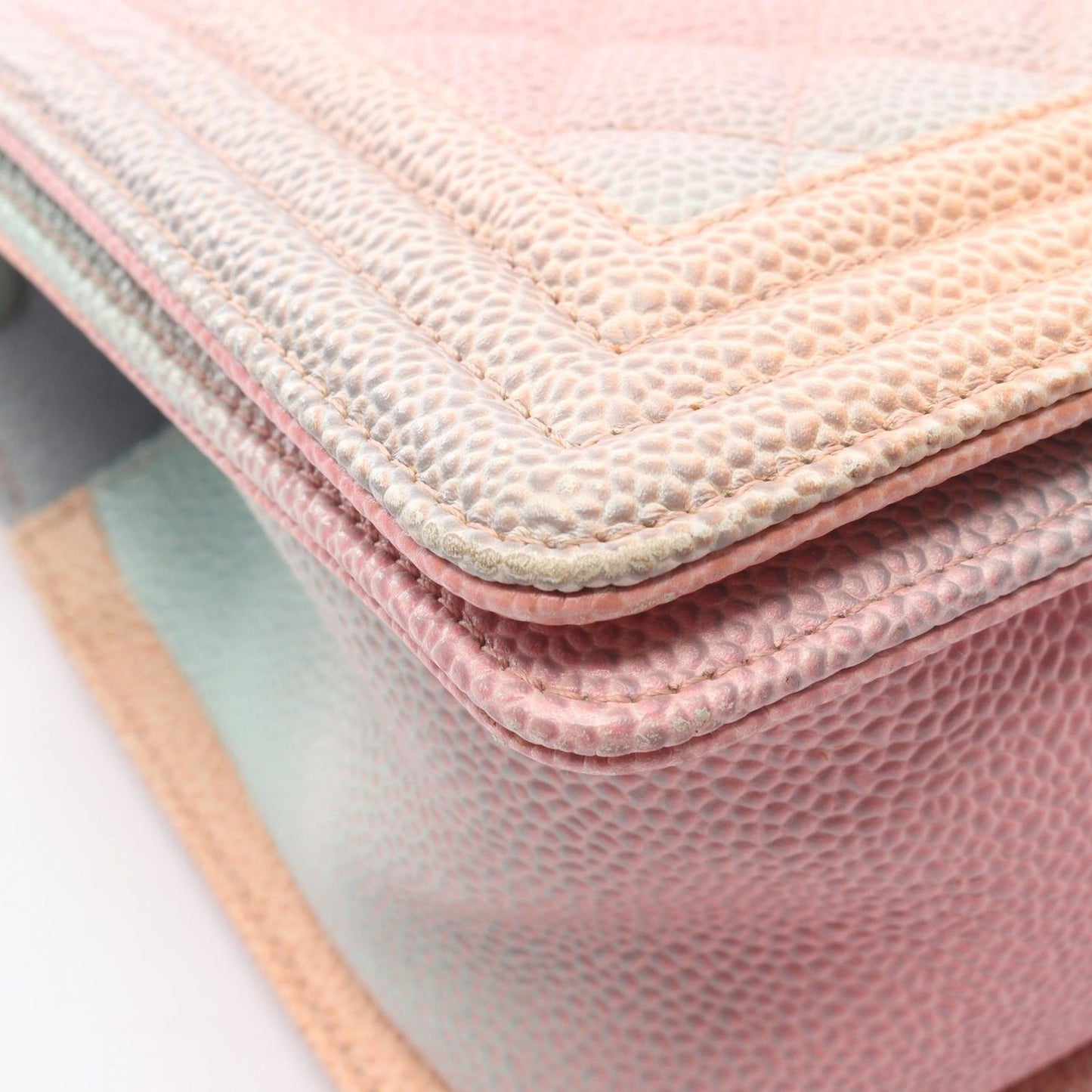 CHANEL Boy Chanel Rainbow Shoulder Bag - Exquisite Caviar Leather