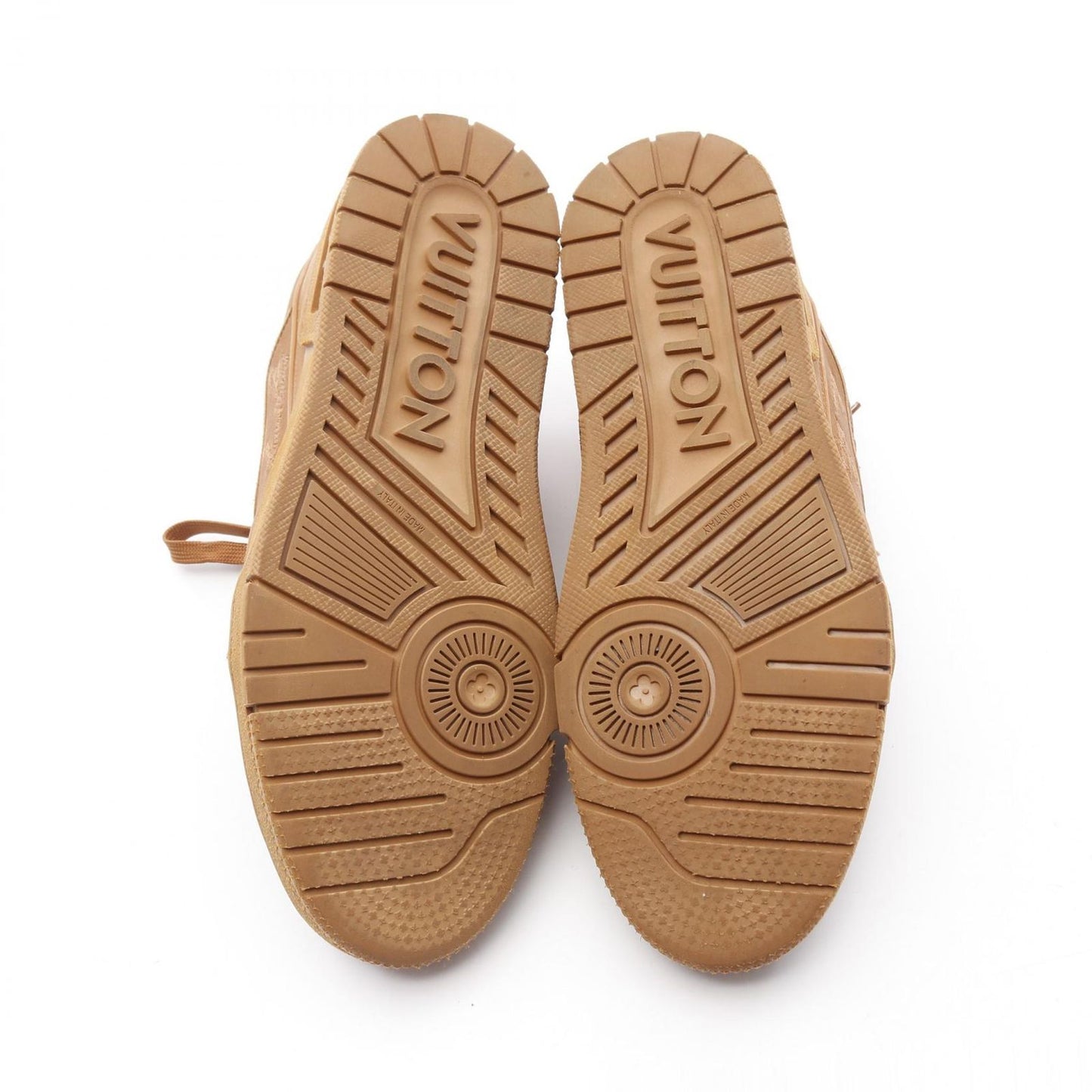 Louis Vuitton LV Trainer Distressed Sneakers - Timeless Elegance