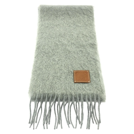 LOEWE Grey Wool Scarf - Timeless Elegance for All