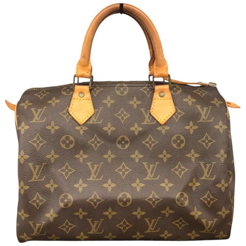 Louis Vuitton Speedy 30 Monogram Canvas Handbag - Brown