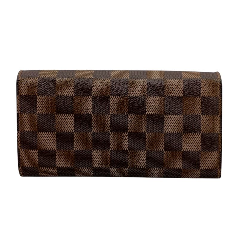 Louis Vuitton Portefeuille Sarah Brown Damier Canvas Long Wallet