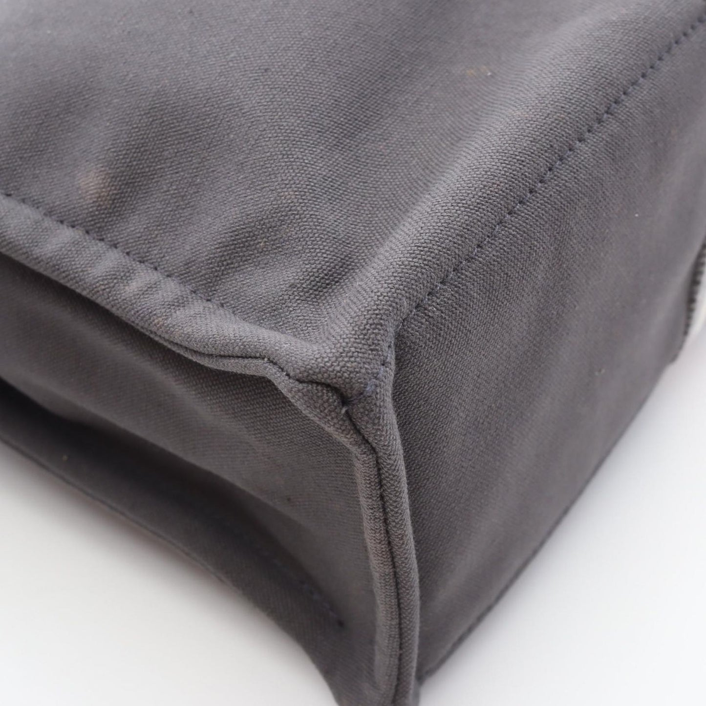 HERMES Foolto MM Tote Bag in Gray Canvas - Timeless Elegance