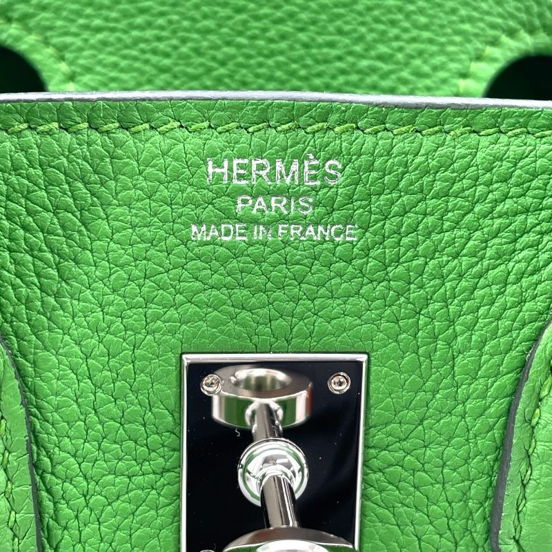 HERMES Birkin 25 Veil Yuka with Silver Hardware - Exquisite Handbag