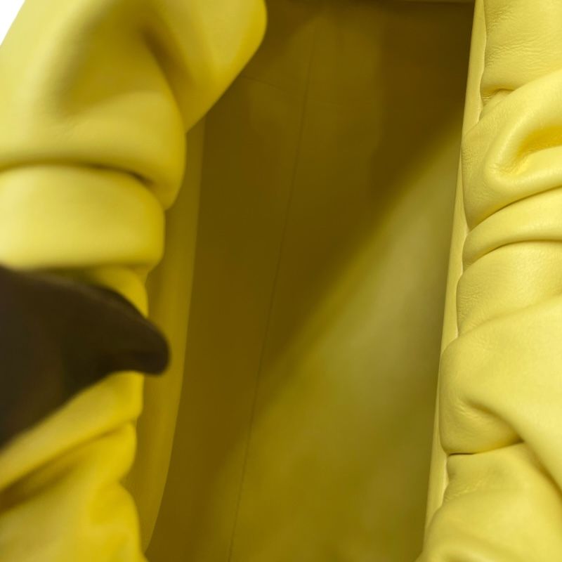 Bottega Veneta Yellow Leather Hobo Shoulder Bag - Exquisite Craftsmanship