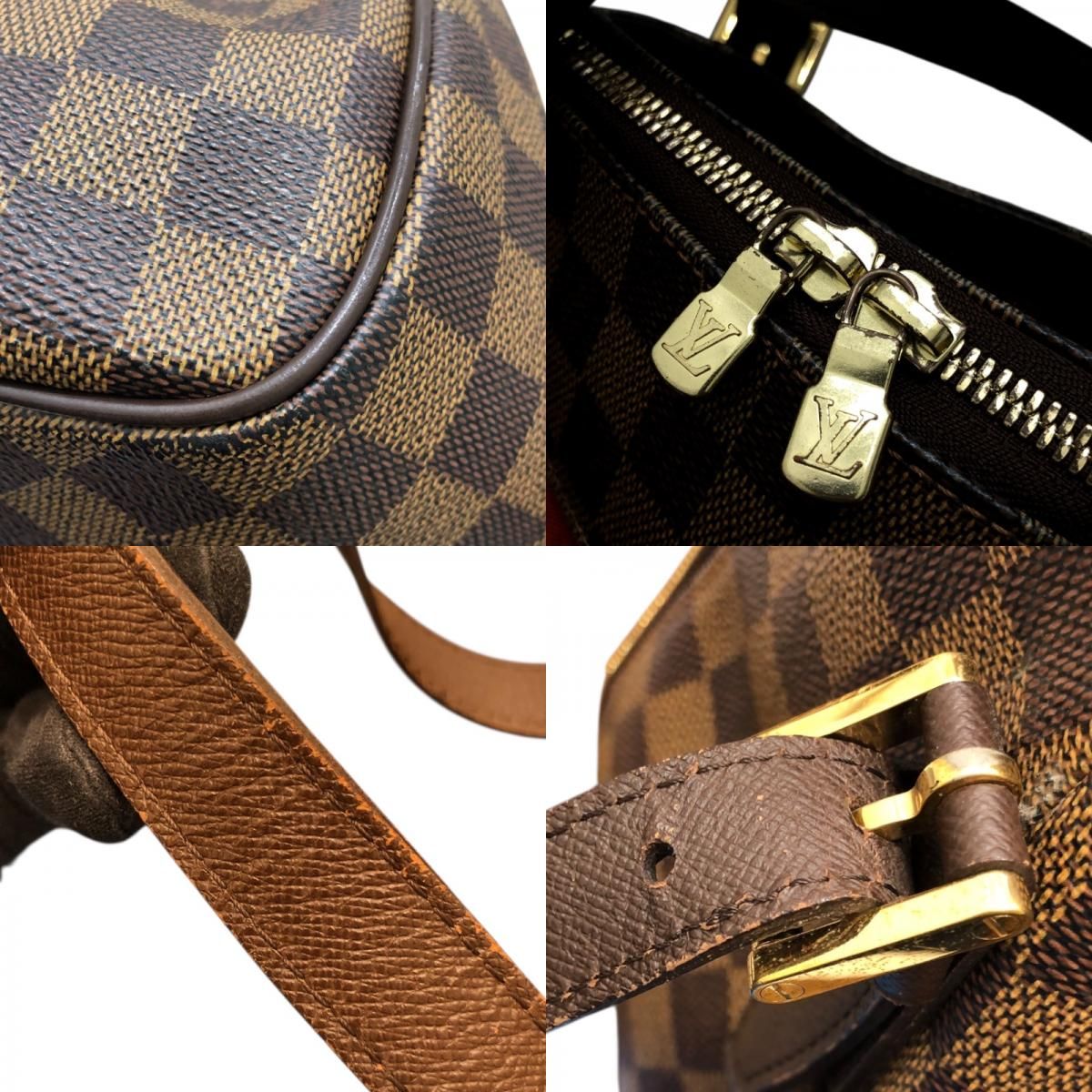 Louis Vuitton Belem MM Brown Damier Canvas Tote Bag - Timeless Elegance
