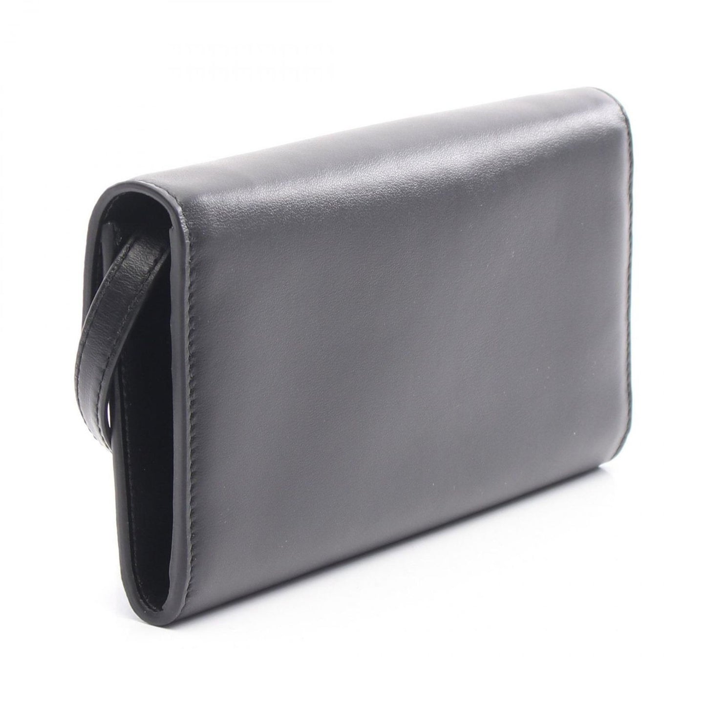 Miu Miu Soft Calf + Nastr Black Leather Shoulder Bag - New