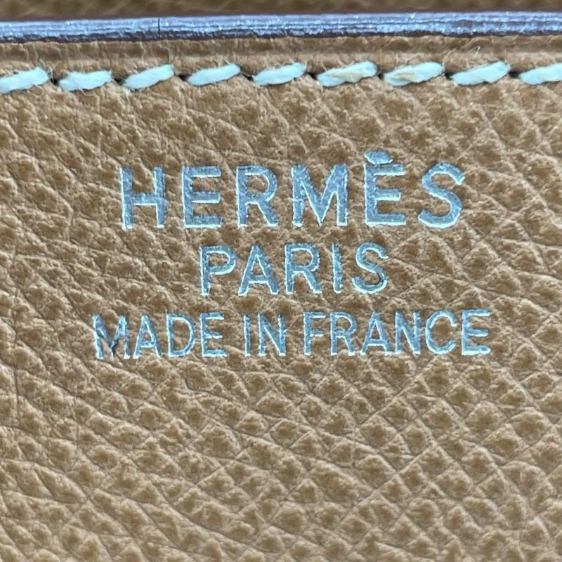 HERMES Birkin 35 Natural Epson Handbag with Silver Hardware