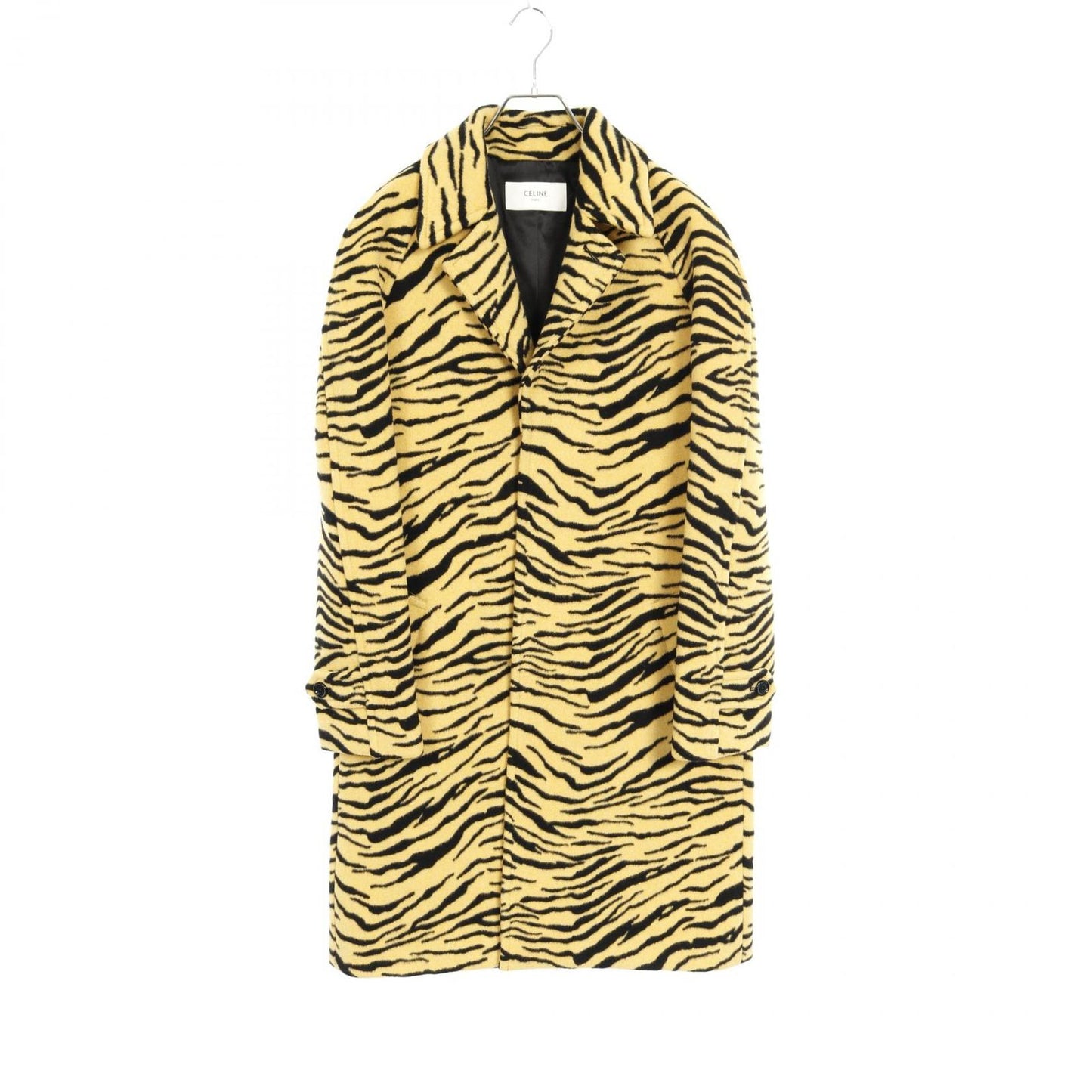 CELINE Tiger Mac Coat - Exquisite Wool Chesterfield for Men