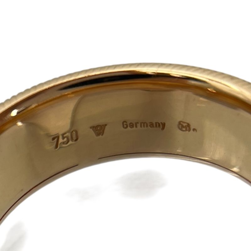 MIKIMOTO Wellenstein Ring in 750YG with Diamond - Exquisite Craftsmanship