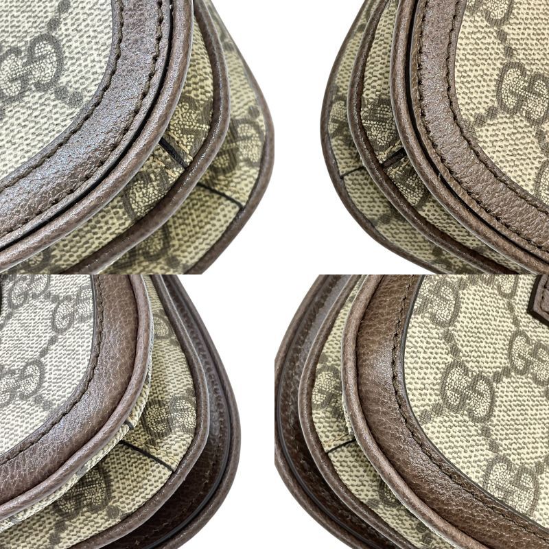 GUCCI Blondie Belt Bag 703807 in Brown GG Supreme Canvas & Leather