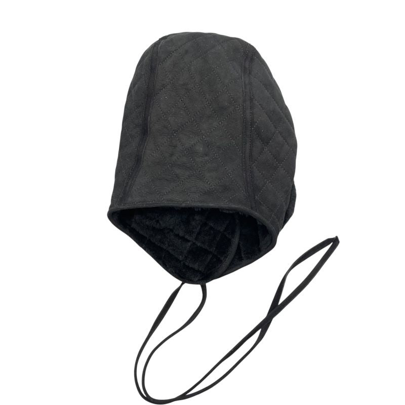 CHANEL Coco Mark Knit Cap - Black - Exclusive Women's Fashion Accessory