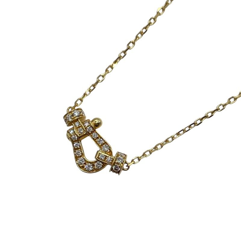 FRED Force 10 Diamond Necklace Small in 18K Yellow Gold