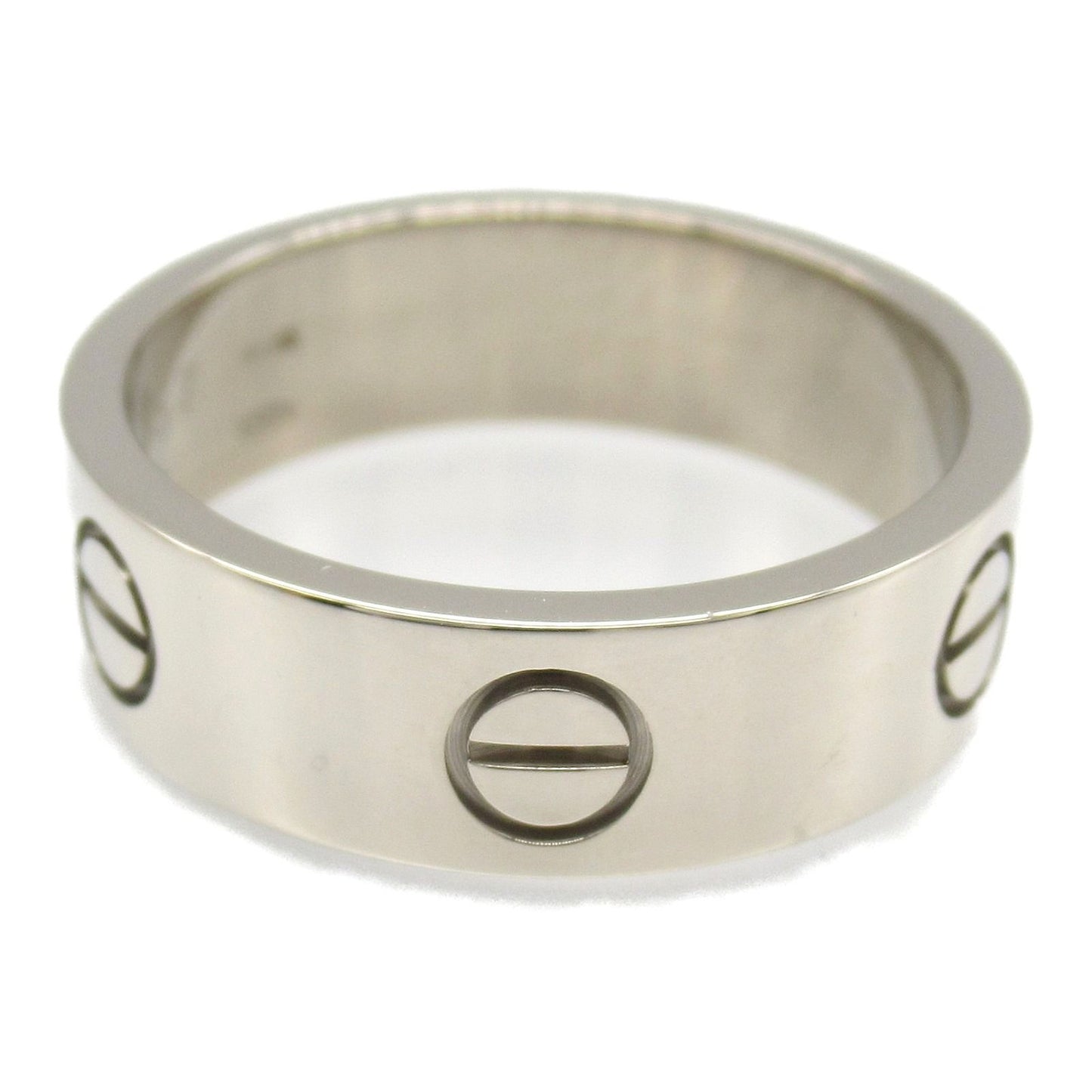 Cartier Love Ring in K18 White Gold - Timeless Elegance