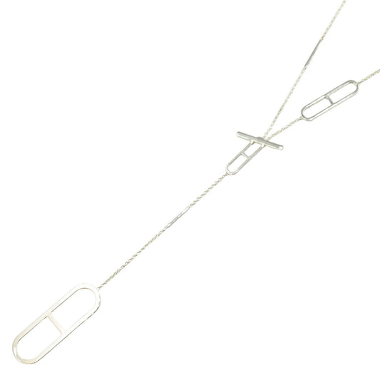 HERMES Ever Chaine d'Ancre Long Necklace in Silver 925